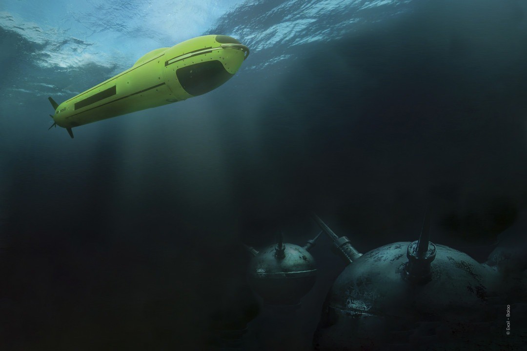A18-M French Autonomous Underwater Vehicle (AUV) (B)